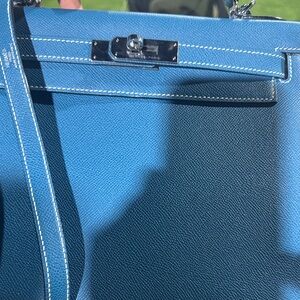 Hermes Blue Crossbody Bag
